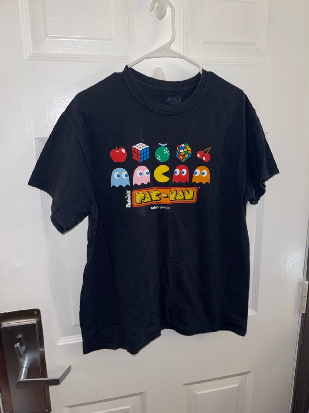 Brisco Graphic Black Pac-Man T-Shirt - Size Large